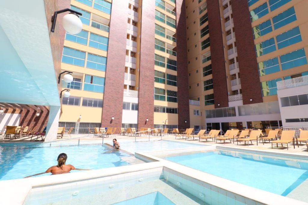 Aparthotel Piazza Diroma Acesso Diroma Acqua Park Gratuito Star Temporada à Caldas Novas Extérieur photo