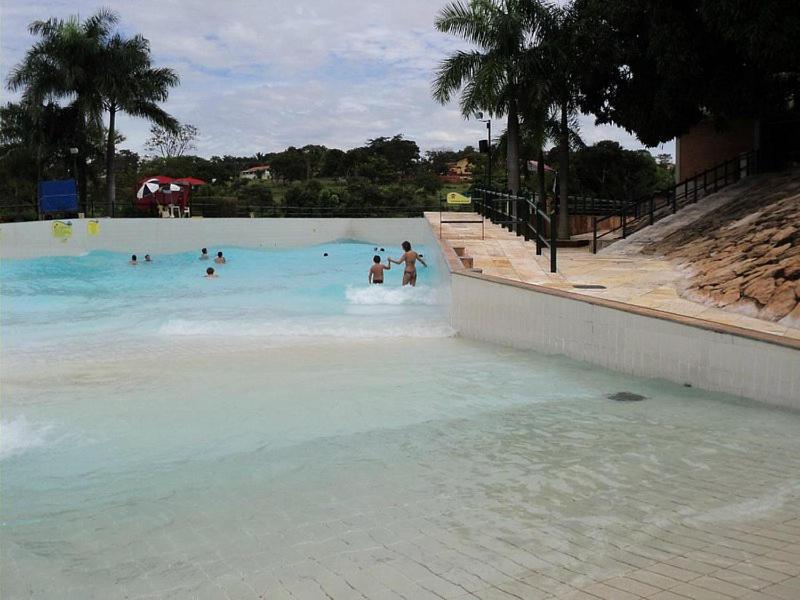 Aparthotel Piazza Diroma Acesso Diroma Acqua Park Gratuito Star Temporada à Caldas Novas Extérieur photo