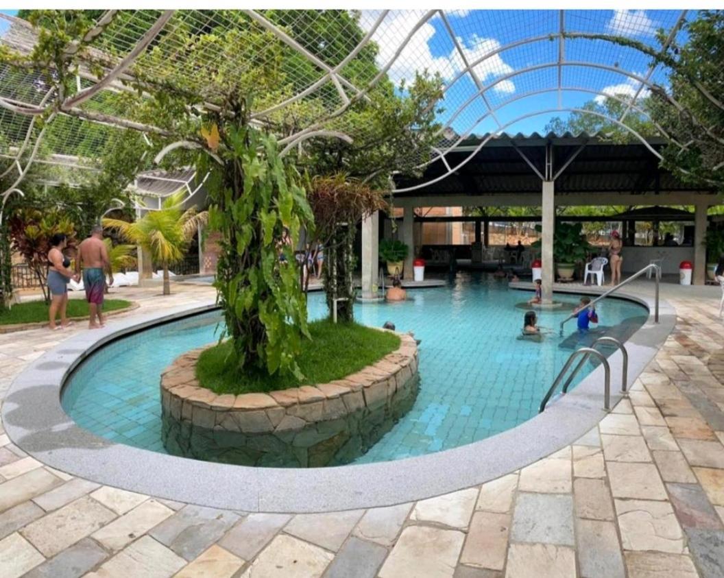 Aparthotel Piazza Diroma Acesso Diroma Acqua Park Gratuito Star Temporada à Caldas Novas Extérieur photo
