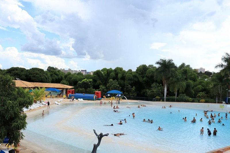 Aparthotel Piazza Diroma Acesso Diroma Acqua Park Gratuito Star Temporada à Caldas Novas Extérieur photo