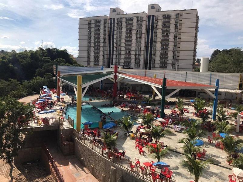 Aparthotel Piazza Diroma Acesso Diroma Acqua Park Gratuito Star Temporada à Caldas Novas Extérieur photo