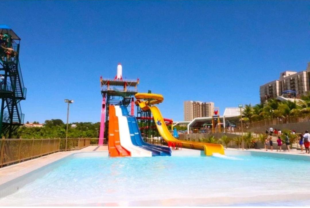 Aparthotel Piazza Diroma Acesso Diroma Acqua Park Gratuito Star Temporada à Caldas Novas Extérieur photo